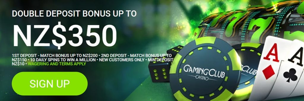 gaming club casino bonus