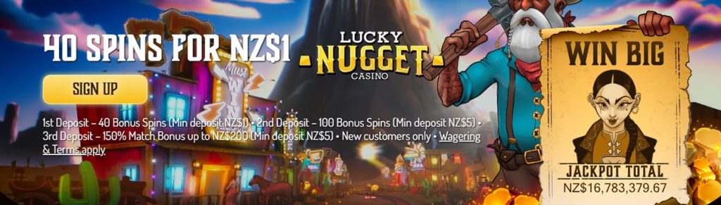 lucky nugget casino bonus